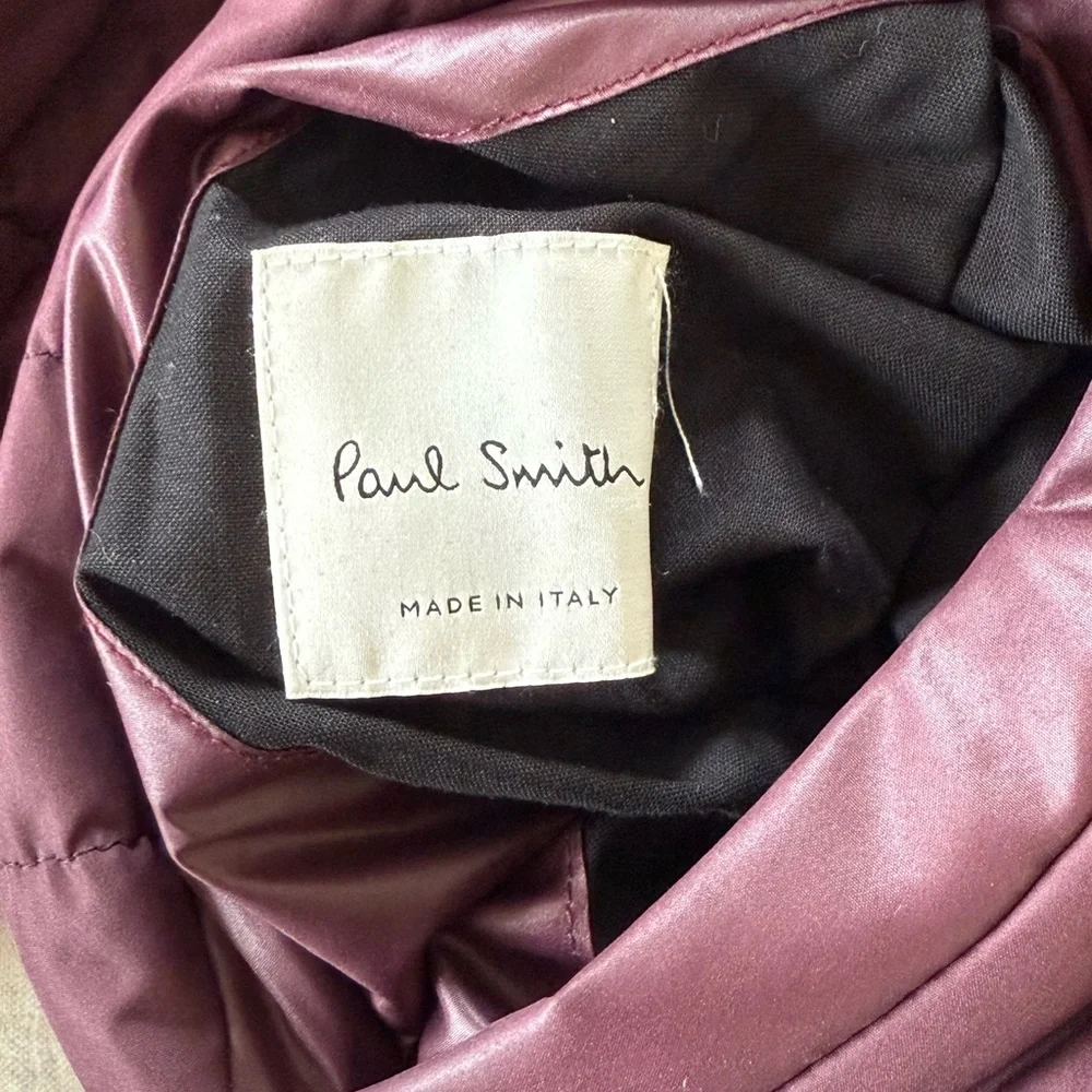 Reversible Burgundy Bomber Jacket - Picture 12 of 14